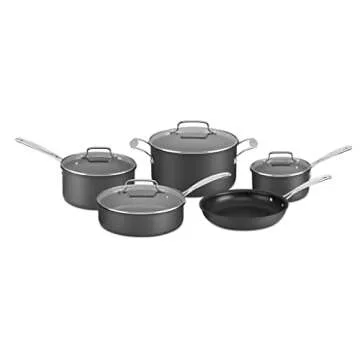 Cuisinart 9-PC Hard Anodized Cookware Set for Every Kitchen