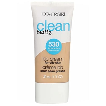 COVERGIRL - Clean Matte BB Cream, Oil-Free, Long-Lasting, Sensitive Skin, Lightweight, 100% Cruelty-...