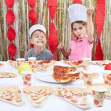 24 Pack Chef Hats for Kids, Adults - Bulk Adjustable Disposable Bakery Hats for Cooking, Baking, Piz...