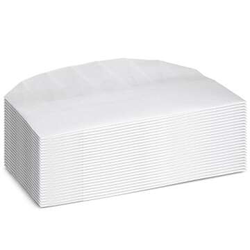 24 Pack Chef Hats for Kids, Adults - Bulk Adjustable Disposable Bakery Hats for Cooking, Baking, Pizza Party, Hibachi Party Decorations (White)