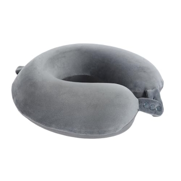 Makimoo Memory Foam Travel Neck Pillow Adjustable Soft Support