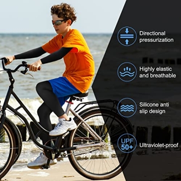 Kids Compression Leg and Arm Sleeves for Sports