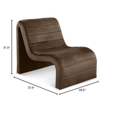 Meridian Velvet Accent Chair - Modern Luxury for Homes