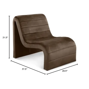 Meridian Velvet Accent Chair - Modern Luxury for Homes