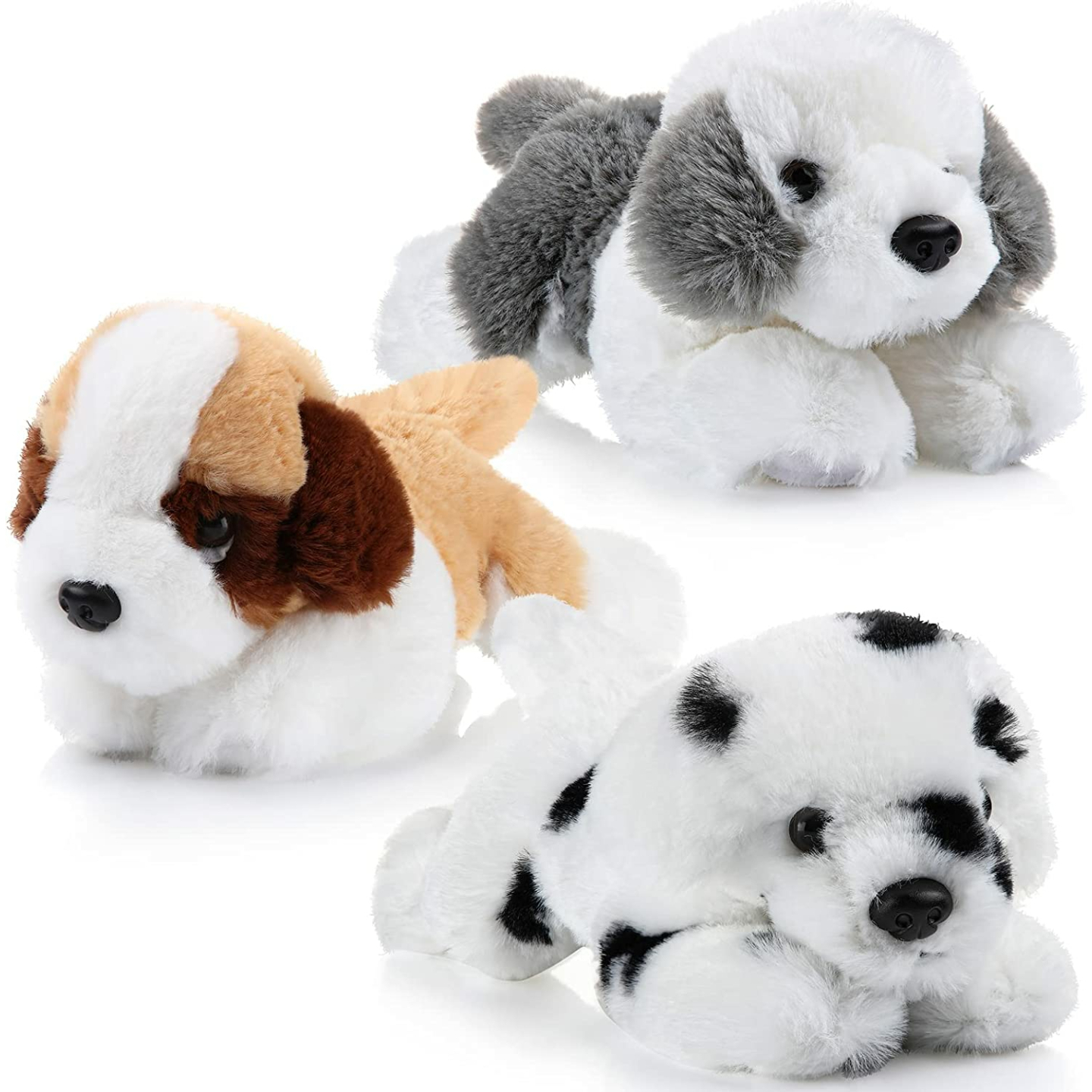 Plush Dog Puppy Toys - 3 Piece Set for Kids