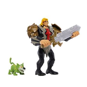 Masters of the Universe and He-Man Toy, He-Man Savage Eternia MOTU Collectible Action Figure with Accessories