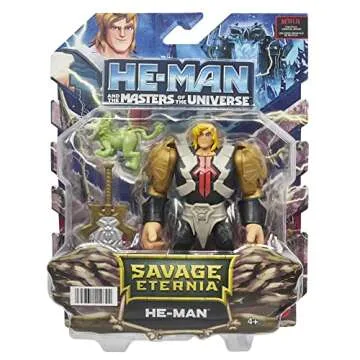 He-Man Savage Eternia Collectible Action Figure with Accessories