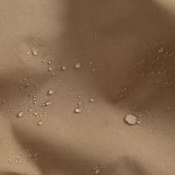 Tempera Outdoor Dining Set Cover for Outside Table and Chairs, Rectangle Patio Table Covers for Outdoor Furniture, Anti-Fading, Windproof,102''L x 74''W x 27.8''H,Taupe