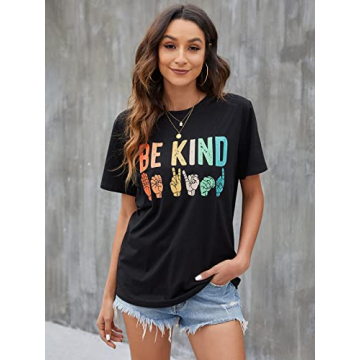 Blooming Jelly Be Kind Shirt Short Sleeve Vibrant Graphic