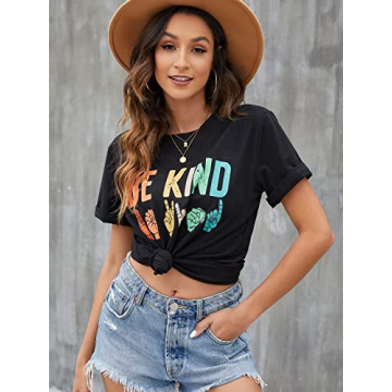 Blooming Jelly Be Kind Shirt Short Sleeve Vibrant Graphic