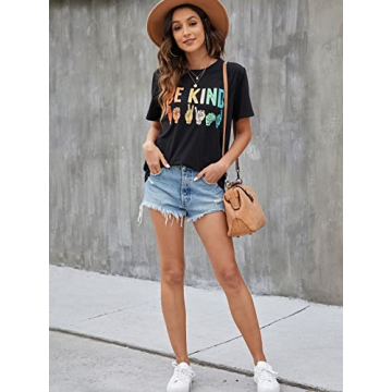 Blooming Jelly Be Kind Shirt Short Sleeve Vibrant Graphic