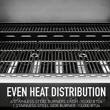 Kenmore 6-Burner Gas BBQ Grill for Outdoor Cooking