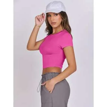 Chic ANRABESS Y2K Crop Top for Women - Comfort & Style