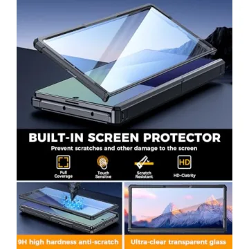 LEIAU Samsung Z-Fold 7 Case: Shockproof Armor with Kickstand