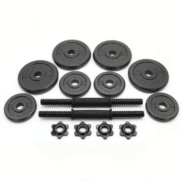 CAP Barbell RSWB-CS040T Adjustable Dumbbell Set (40 Pounds)
