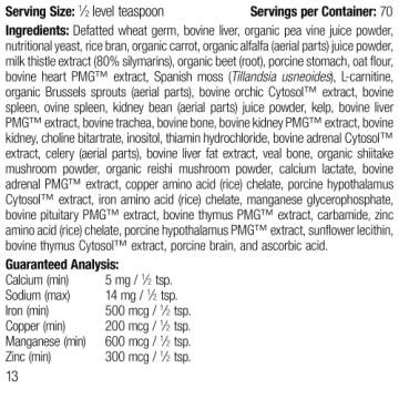 Standard Process Canine Whole Body Support for Daily Health