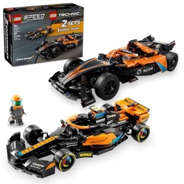 LEGO Technic & Speed Champions McLaren Racing Pack Building Toys Set - Race Cars Toys for Kids, Boys...