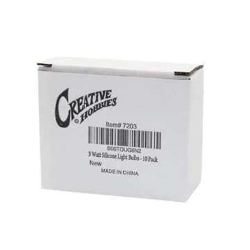 Mini Candle Light Bulbs - 10 Pack, 3 Watt Soft Glow