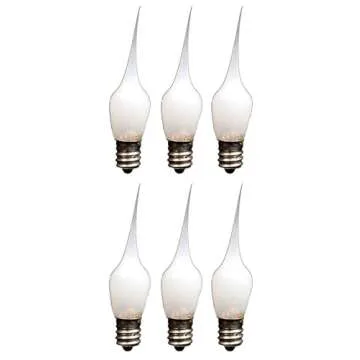 Mini Candle Light Bulbs - 10 Pack, 3 Watt Soft Glow