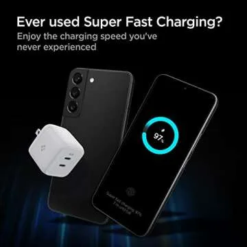 Compact Spigen USB C Charger with GaN Technology