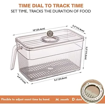 Loobuu Stackable Food Storage Containers for Fresh Produce