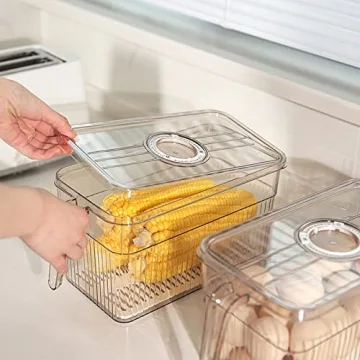 Loobuu Stackable Food Storage Containers for Fresh Produce