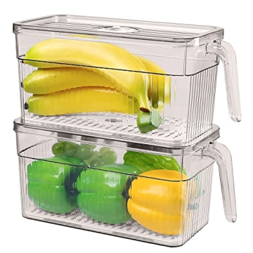 Loobuu Stackable Food Storage Containers for Fresh Produce