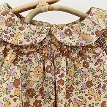 Curipeer Baby-Girls Long Sleeve Blouse, C-yellow, 18-24m