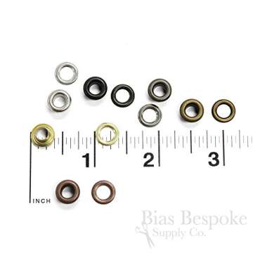 144 Shay #00 Grommets for Crafts - Antique Brass Quality