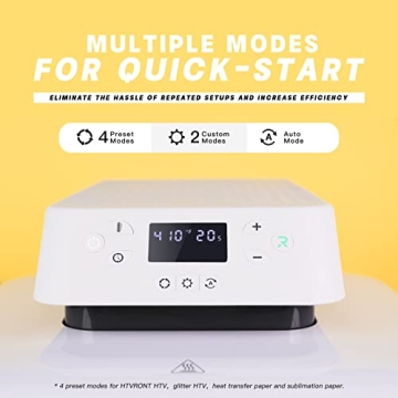 HTVRONT Auto Heat Press Machine - User-Friendly & Versatile