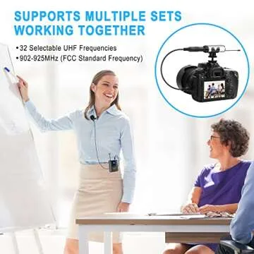 Hotec Wireless System with Dual Mic and Bodypack Transmitters