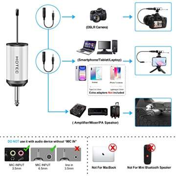 Hotec Wireless Microphone System for Live Performances