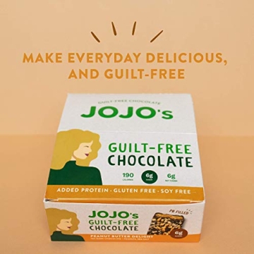 JOJO's Low Sugar Dark Chocolate Bars with Protein