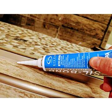 Silicone RTV 4500 Food Contact Safe High Strength Silicone Sealant, Clear (2.8 FL. Ounce)