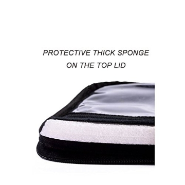 HOYOFO Adjustable Dividers Makeup Case for Women