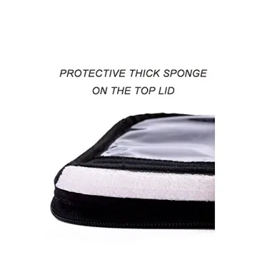 HOYOFO Adjustable Dividers Makeup Case for Women