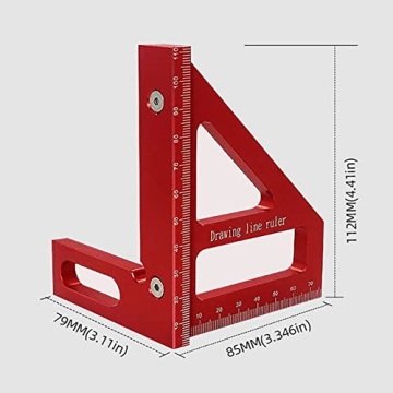 KETIPED 3D Multi-Angle Measuring Ruler for Precision