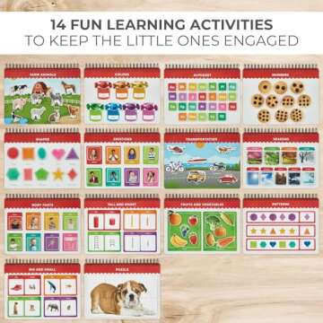 Montessori Busy Book for Toddlers Ages 3 and Up - The Perfect Preschool Learning Activity Book for F...