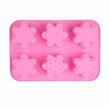 Moldfun Snowflakes Silicone Mold for Festive Baking