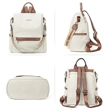 CLUCI Vegan Leather Backpack Purse for Women