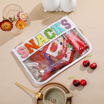 DYSHAYEN Clear Zipper Pouch Waterproof Travel Makeup Bag