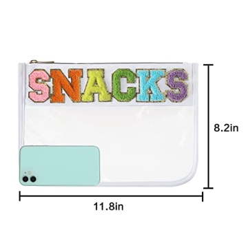 DYSHAYEN Clear Zipper Pouch Waterproof Travel Makeup Bag