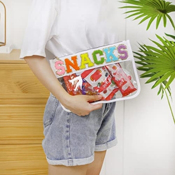 DYSHAYEN Clear Zipper Pouch Waterproof Travel Makeup Bag