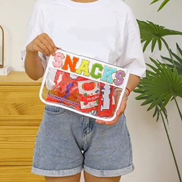 DYSHAYEN Clear Zipper Pouch Waterproof Travel Makeup Bag