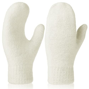 Zhehao Women Knitted Mittens - Warm, Comfortable Winter Gloves for Every Activity.