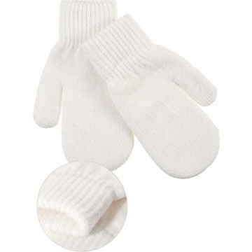 Zhehao Women Knitted Mittens Warm Gloves for Winter Activities