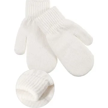 Zhehao Women Knitted Mittens Warm Gloves for Winter Activities