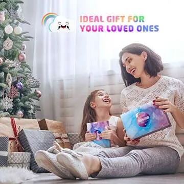 Elfinbay XL Rainbow Bath Bombs for Kids & Adults - 4 Pack