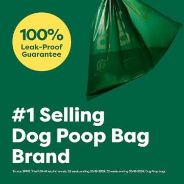 Earth Rated Dog Poop Bags Value Pack, Leak-Proof and Extra-Thick Pet Waste Bag for Big and Small Dog...