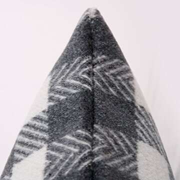 Deconovo Square Checkered Pillowcases - Stylish Scottish Tartan Cushion Covers 18x18 Inch